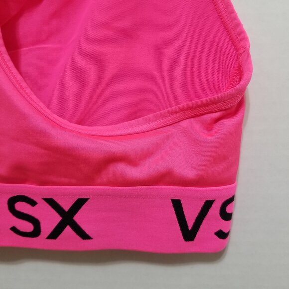 Victoria's Secret bra Small VSX The Player racerback workout gym sports neon - Picture 7 of 10